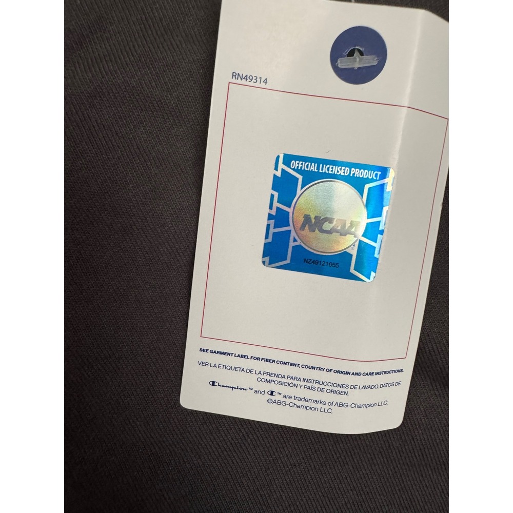 Champion Space Jam March Madness Bugs Bunny Pocket T-Shirt Gray Men's M NEW - Picture 4 of 5